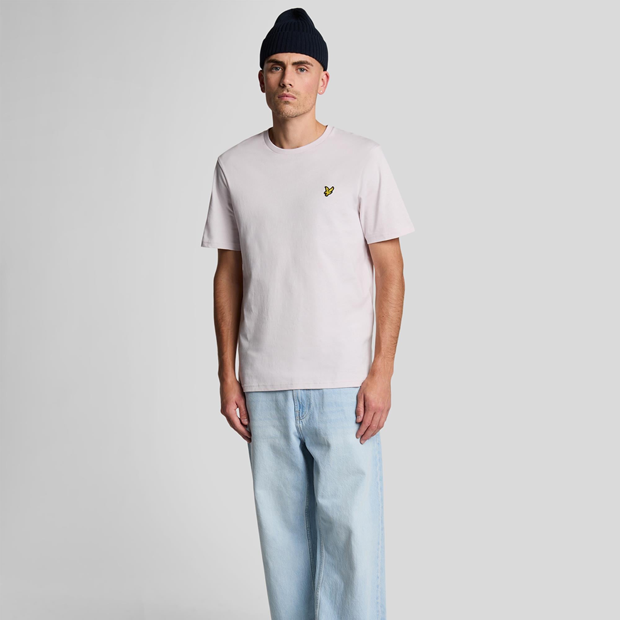Lyle & Scott Plain Mens T-Shirt Mist Lilac